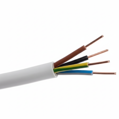 Öznur 5x2.5 mm² NVV (NYM)  PVC İzoleli, Çok Damarlı, Bir veya Çok Telli Bakır İletkenli Tesisat Kabloları (Antigron)