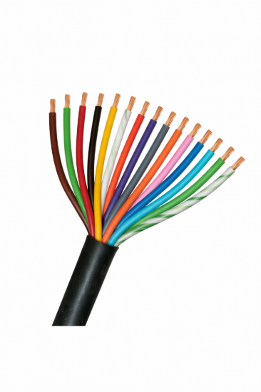 Öznur 14x1.5 PVC İzoleli, Çok Damarlı, İnce Çok Telli Bakır Bükülebilen Bakır İletkenli Kablolar (NYMHY / TTR)