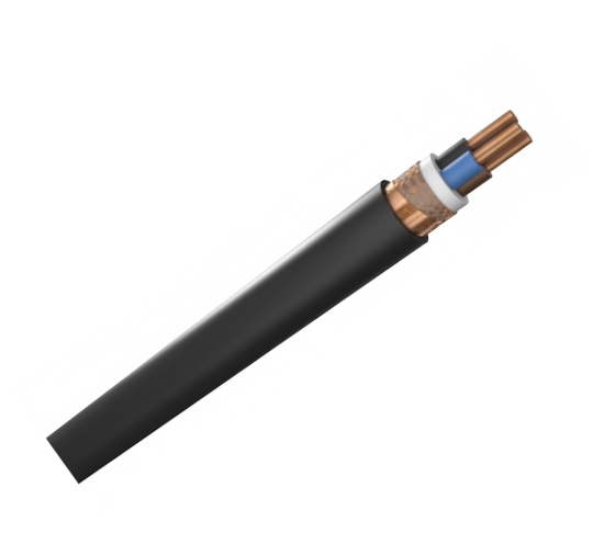 Öznur 12x2.5/9 mm² PVC İzoleli, Konsantrik İletkenli, Çok Damarlı, Bir veya Çok Telli Bakır İletkenli Kablolar  YVC7V (NYCY)