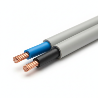 Öznur 2x10 mm² PVC İzoleli, Yuvarlak Galvanizli Çelik Tel Zırhlı, Çok Damarlı, Bir veya Çok Telli Bakır İletkenli Kablolar YVZ2V (NYRY)