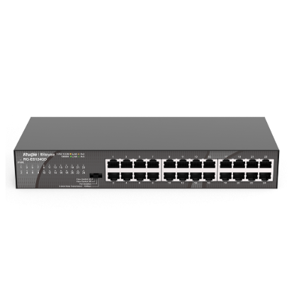 Reyee RG-ES124GD 24 Portlu, 10/100/1000 Gigabit, Tak Çalıştır, Çelik Kasa