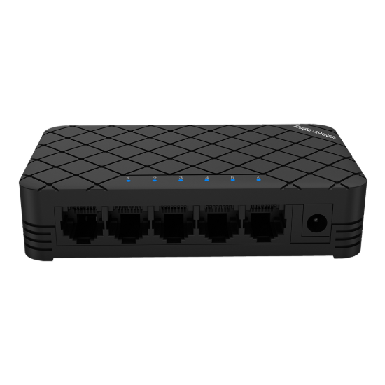 Reyee RG-ES05 5 Portlu, 10/100 Fast Ethernet, Tak Çalıştır Switch, Plastik Kasa
