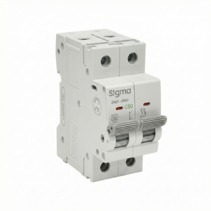 Sigma 2P 10kA SMD 10000 Otomatik Sigorta (Faz+Nötr) [TÜV Onaylı] - C ve D Tipi (2A-63A Seçenekli)