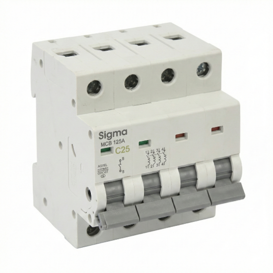 Sigma 4P 10kA SMD 10000 [TÜV Onaylı] Trifaze + Nötr Otomatik Sigorta - C ve D Tipi (2A-63A Seçenekli)