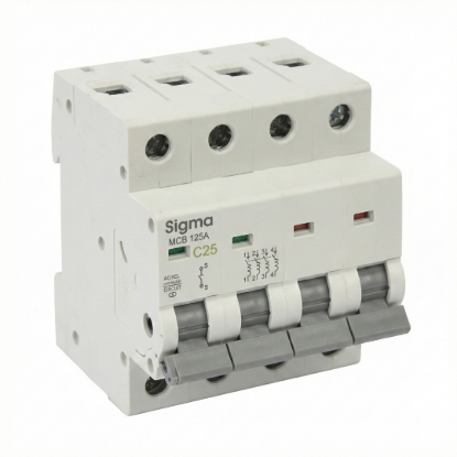Sigma 4P 6kA SKD 6000 Trifaze + Nötr Yüksek Akım Sigorta - C Tipi (80A-125A Seçenekli)