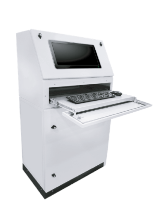 Çetinkaya KMPC0604 Metal Kumanda Masası PC Sistem 600x1325x400 Sanayi Tipi Kontrol Paneli