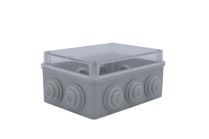Çetinkaya ÇP 1151 150x110x70 ABS Sıva Üstü Tıpalı Şeffaf Buat