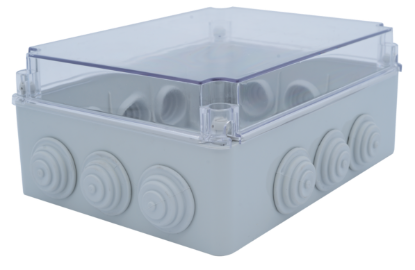 Çetinkaya ÇP 1154 310x230x130 ABS Sıva Üstü Tıpalı Şeffaf Buat