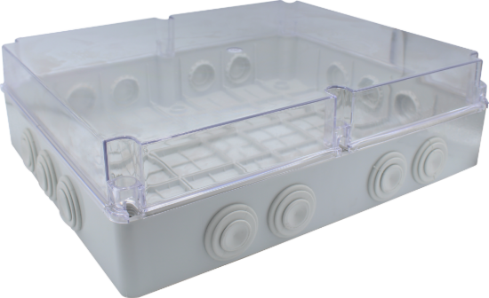 Çetinkaya ÇP 1156 Sıva Üstü Tıpalı Şeffaf Buat ABS 400x480x130mm