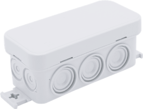 Çetinkaya ÇP 1020 Sıva Üstü Kırmalı Minibox Opak ABS Buat 90x43x40 Elektrik Kutusu