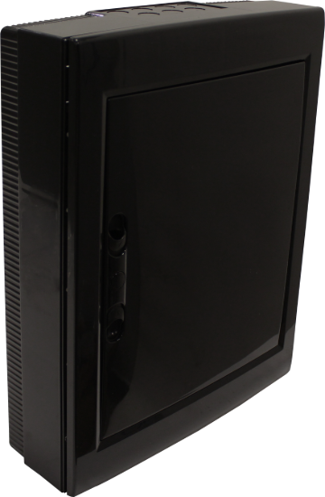Çetinkaya ÇP 32936-1 B Siyah Opak Kapaklı Sigorta Kutusu 440x480x85 ABS Klemensli 36lı