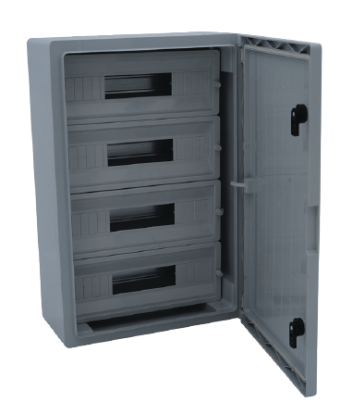 Çetinkaya ÇP 5109 Opak Kapaklı ABS Perdeli Otomat Panosu 60x80x26,5 4x25