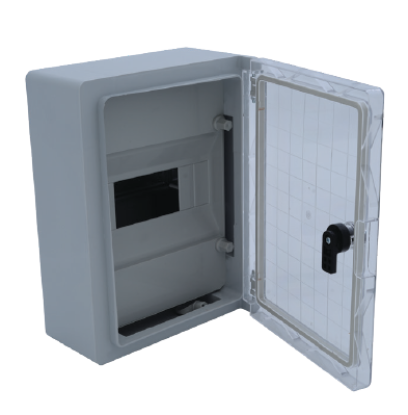 Çetinkaya ÇP 5110 Şeffaf Kapaklı Otomat Panosu ABS Perdeli 1x6 18x24x12