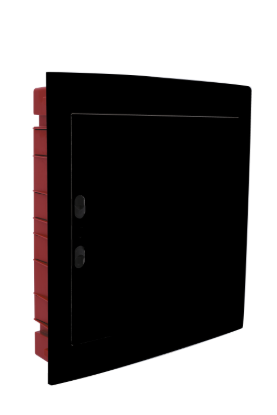 Çetinkaya ÇP 12936-1 B Siyah Kapaklı 36lı Plastik Sigorta Kutusu IP40 Klemensli 440x480x85