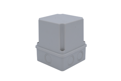 Çetinkaya ÇP 1260 Sıva Üstü Kırmalı Derin Opak ABS Buat - 100x100x120 mm Elektrik Tesisat Kutusu