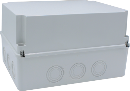 Çetinkaya ÇP 1264 Sıva Üstü Kırmalı Derin Opak ABS Buat 310x230x180mm - Elektrik Tesisat Kutusu